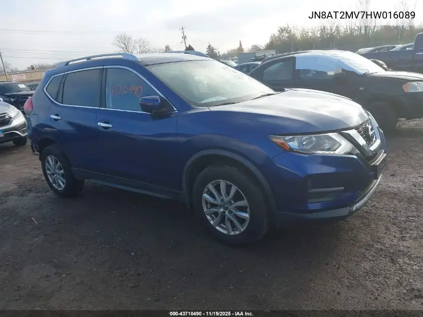 JN8AT2MV7HW016089 2017 Nissan Rogue Sv