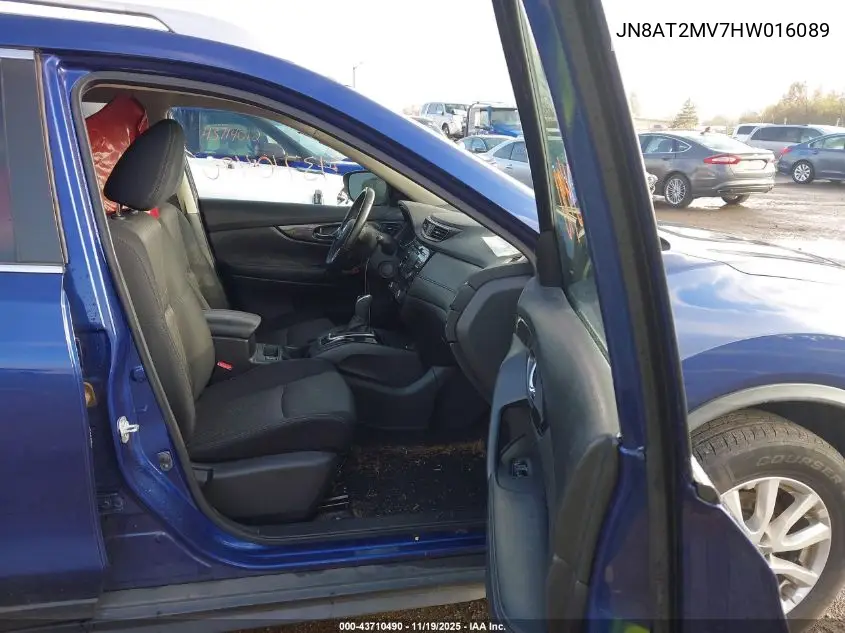 JN8AT2MV7HW016089 2017 Nissan Rogue Sv