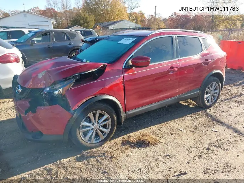 JN1BJ1CP1HW011783 2017 Nissan Rogue Sport Sv