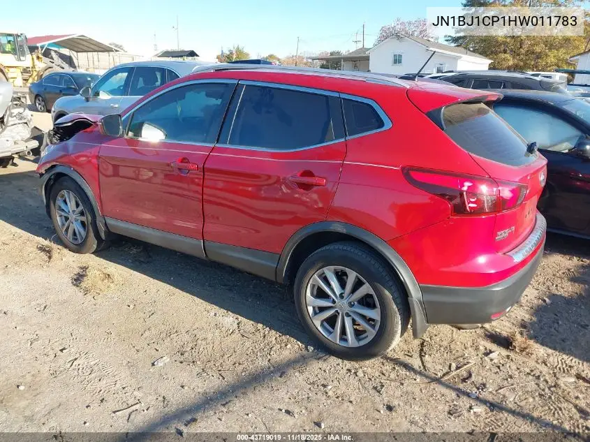 JN1BJ1CP1HW011783 2017 Nissan Rogue Sport Sv