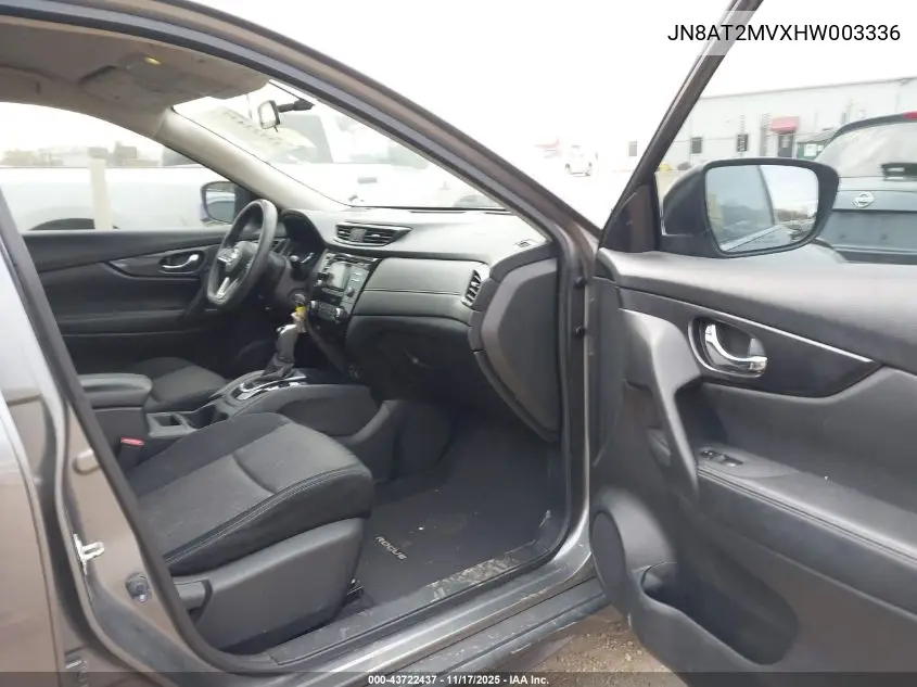 JN8AT2MVXHW003336 2017 Nissan Rogue S