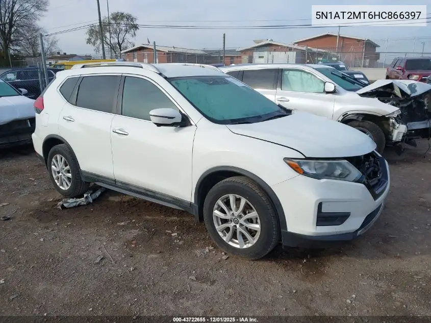 5N1AT2MT6HC866397 2017 Nissan Rogue Sv
