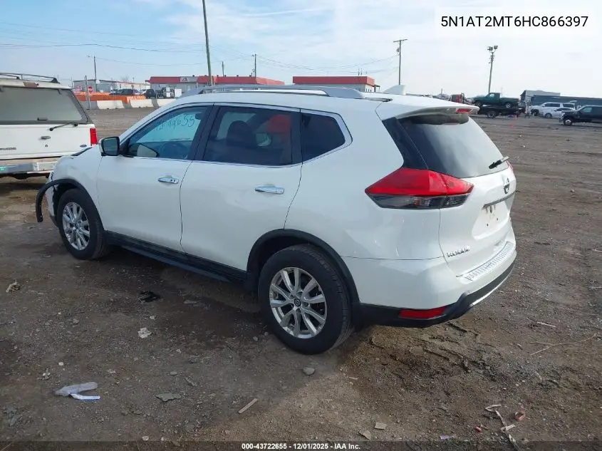 5N1AT2MT6HC866397 2017 Nissan Rogue Sv