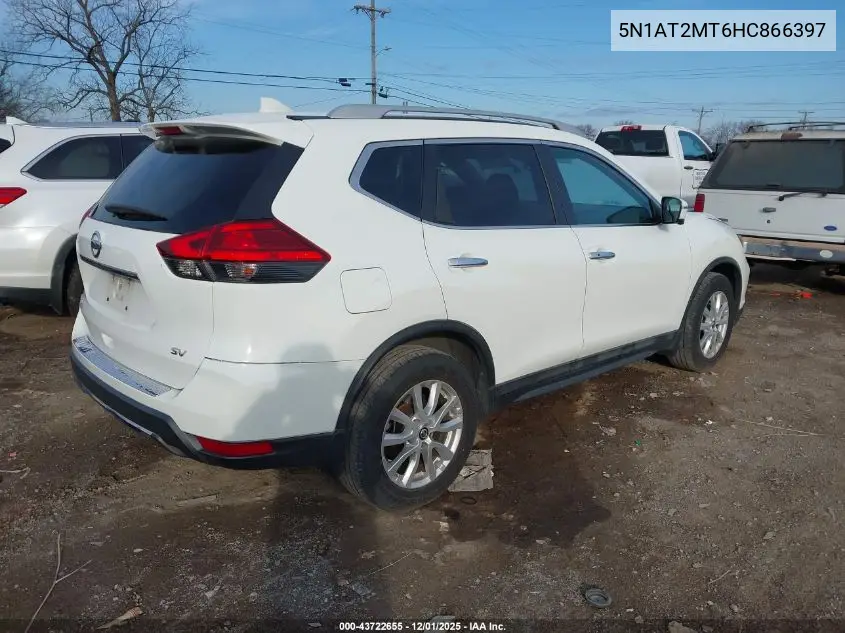 5N1AT2MT6HC866397 2017 Nissan Rogue Sv
