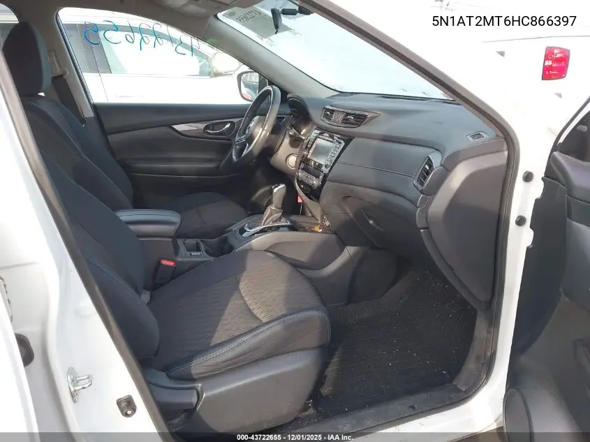 5N1AT2MT6HC866397 2017 Nissan Rogue Sv