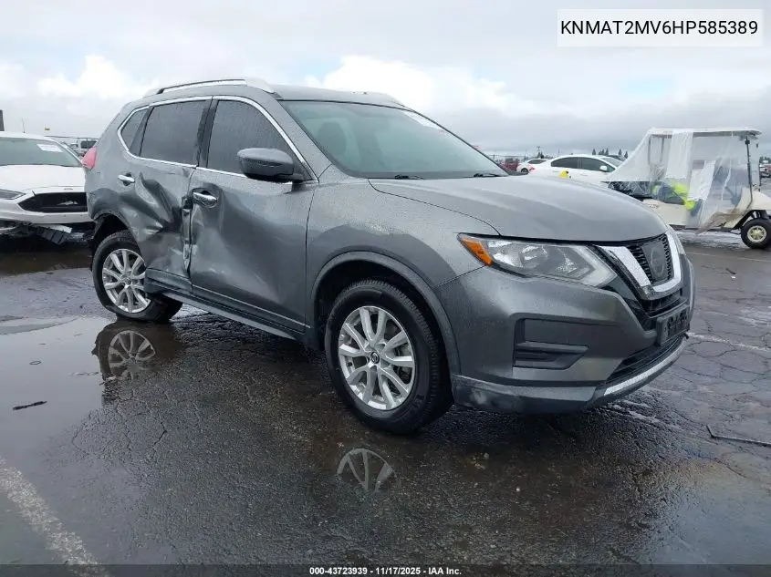 KNMAT2MV6HP585389 2017 Nissan Rogue Sv
