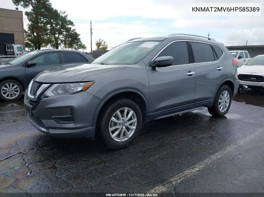 KNMAT2MV6HP585389 2017 Nissan Rogue Sv