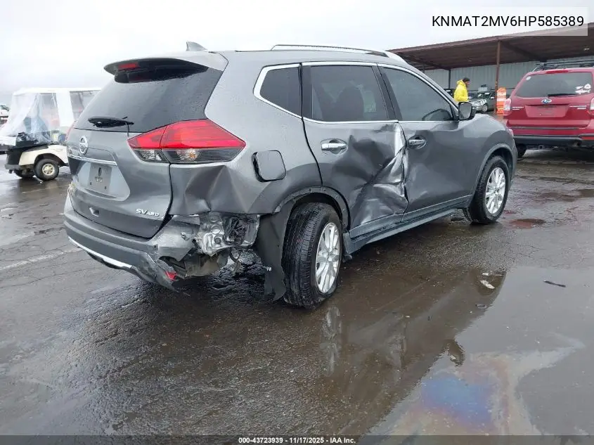 KNMAT2MV6HP585389 2017 Nissan Rogue Sv