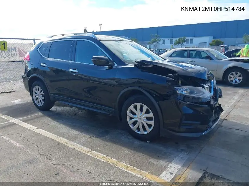 KNMAT2MT0HP514784 2017 Nissan Rogue S