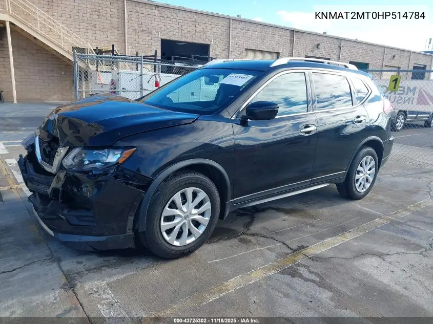 KNMAT2MT0HP514784 2017 Nissan Rogue S