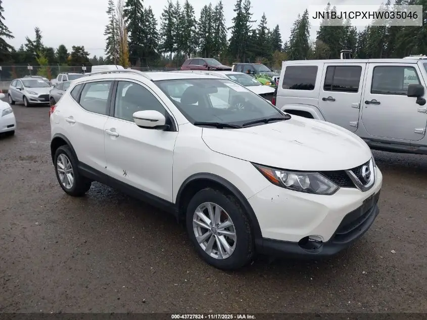 JN1BJ1CPXHW035046 2017 Nissan Rogue Sport Sv