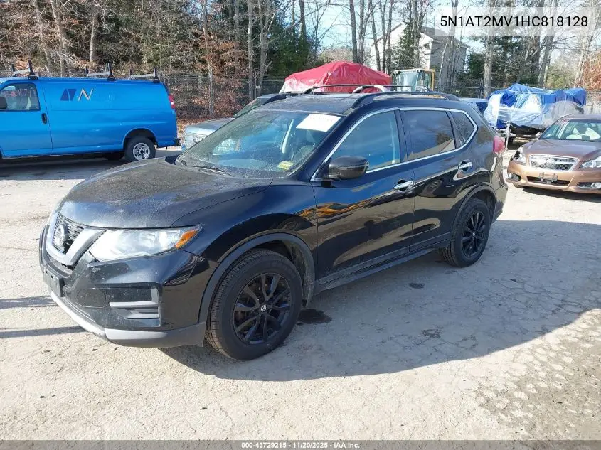 5N1AT2MV1HC818128 2017 Nissan Rogue Sv