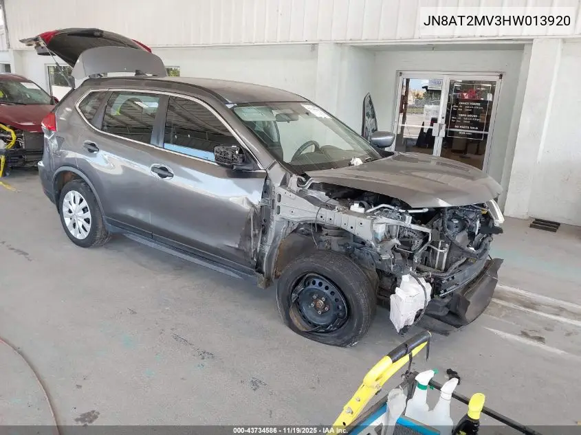 JN8AT2MV3HW013920 2017 Nissan Rogue S