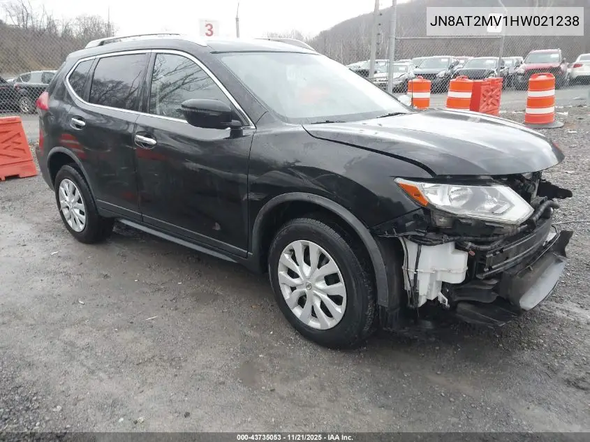 JN8AT2MV1HW021238 2017 Nissan Rogue S