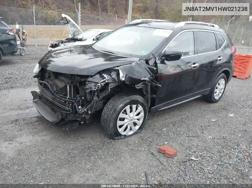JN8AT2MV1HW021238 2017 Nissan Rogue S