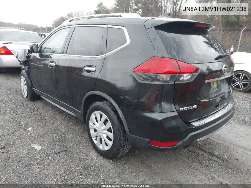 JN8AT2MV1HW021238 2017 Nissan Rogue S