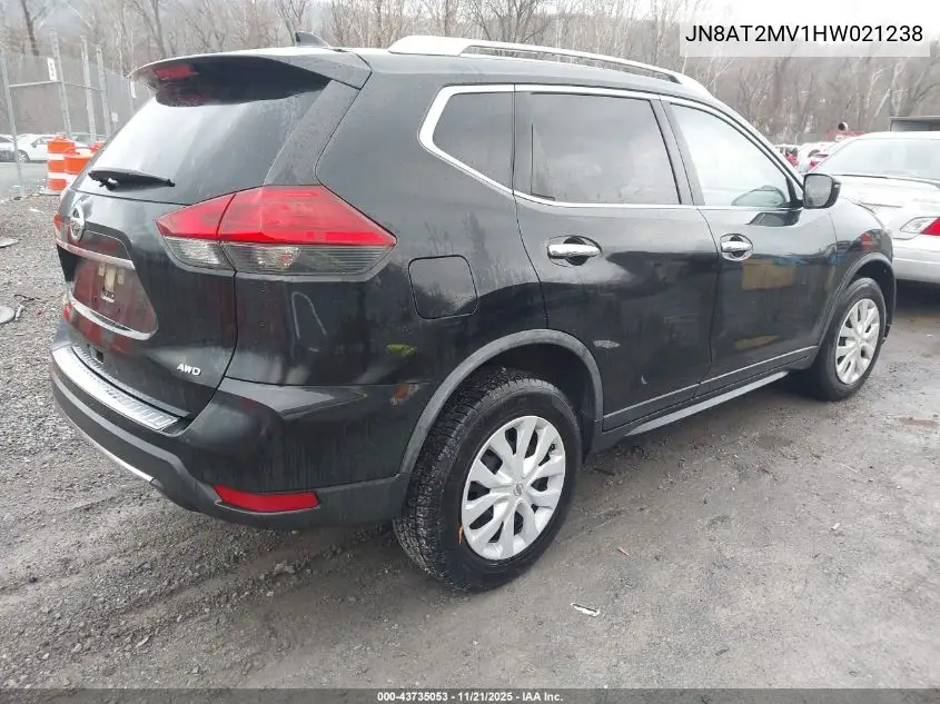 JN8AT2MV1HW021238 2017 Nissan Rogue S