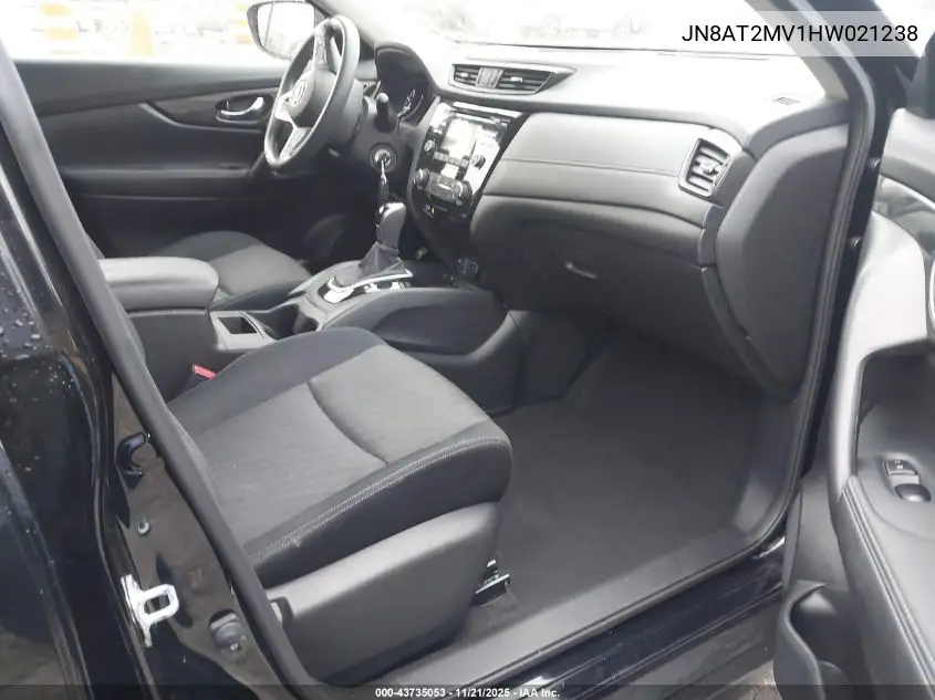 JN8AT2MV1HW021238 2017 Nissan Rogue S