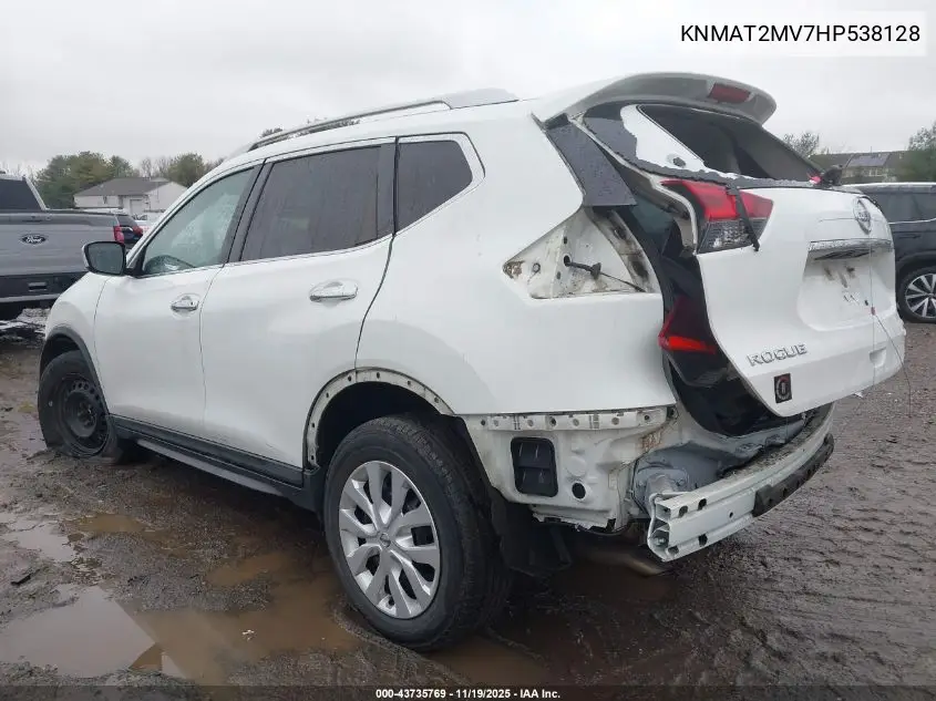 KNMAT2MV7HP538128 2017 Nissan Rogue S