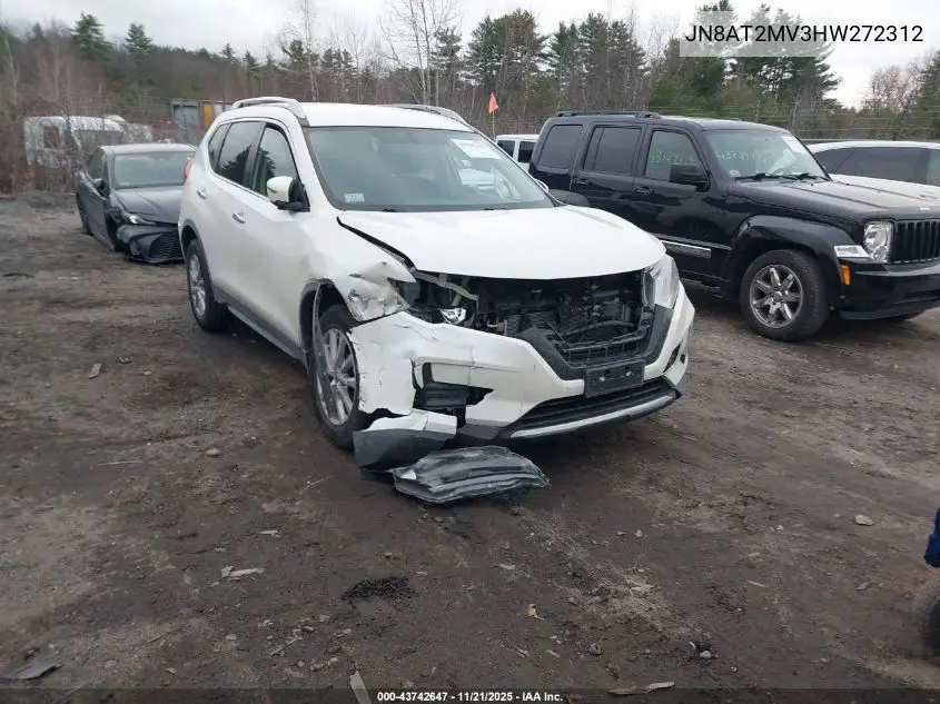 JN8AT2MV3HW272312 2017 Nissan Rogue Sv