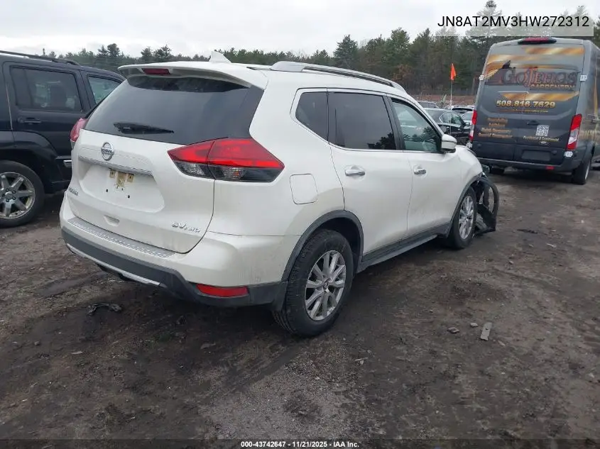 JN8AT2MV3HW272312 2017 Nissan Rogue Sv