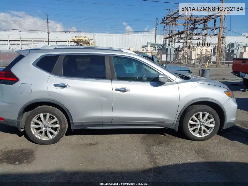 5N1AT2MN8HC732184 2017 Nissan Rogue Sv