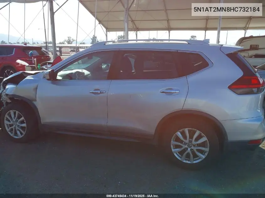 5N1AT2MN8HC732184 2017 Nissan Rogue Sv