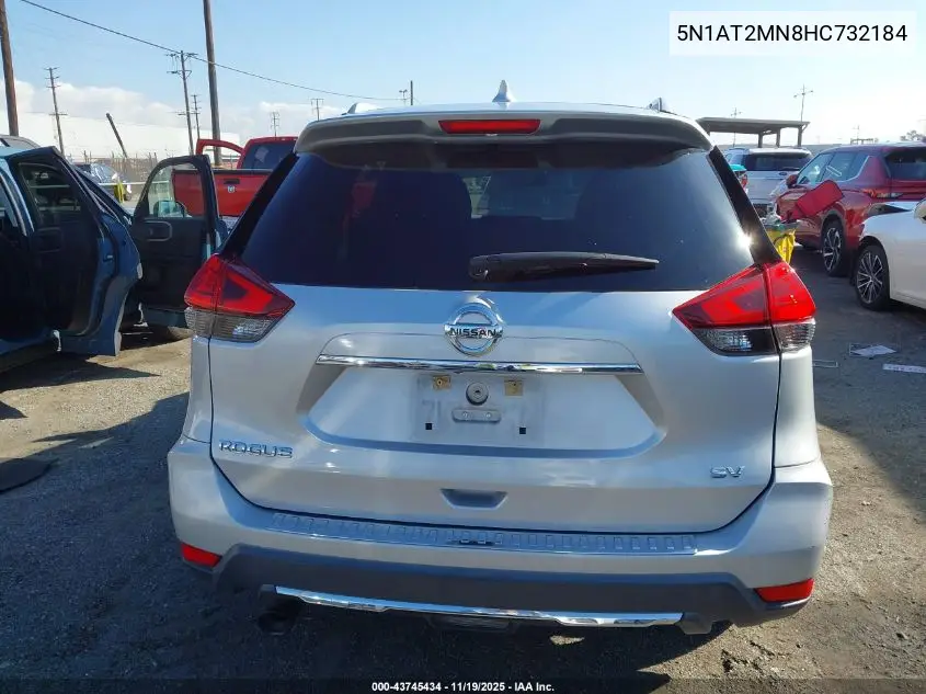 5N1AT2MN8HC732184 2017 Nissan Rogue Sv