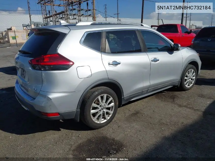 5N1AT2MN8HC732184 2017 Nissan Rogue Sv