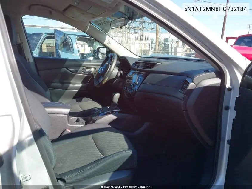 5N1AT2MN8HC732184 2017 Nissan Rogue Sv