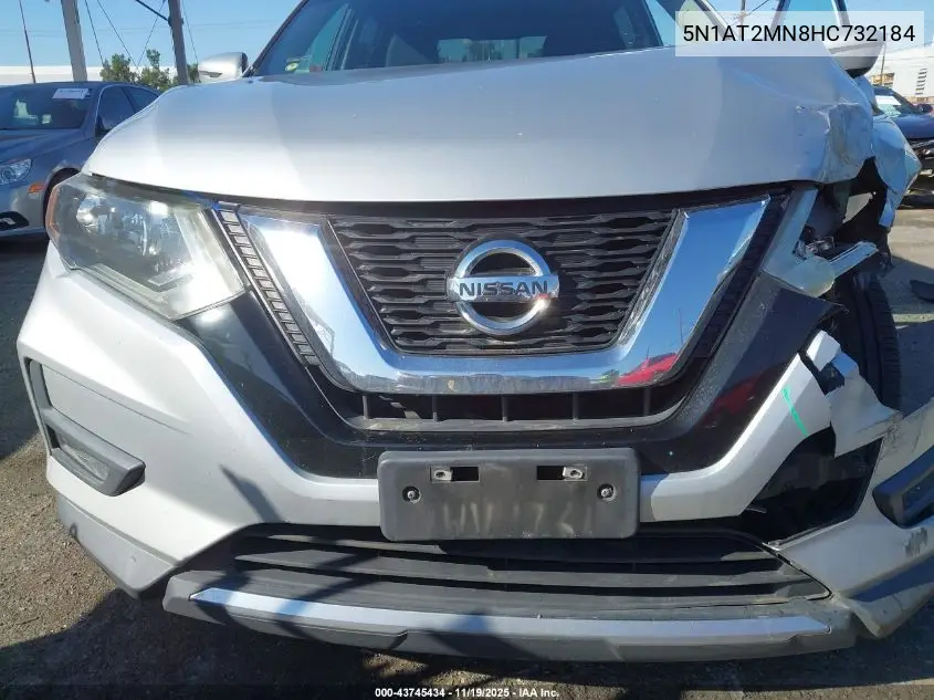 5N1AT2MN8HC732184 2017 Nissan Rogue Sv