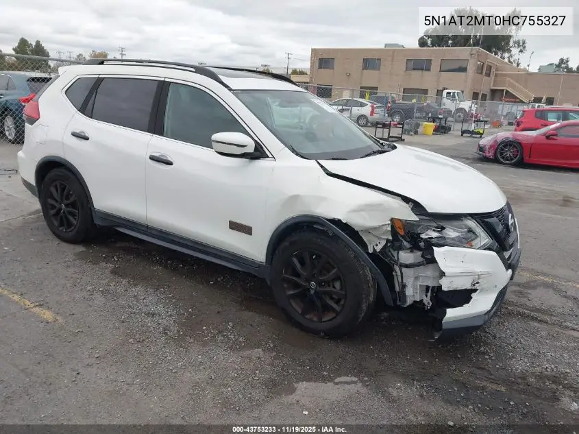 5N1AT2MT0HC755327 2017 Nissan Rogue Sv