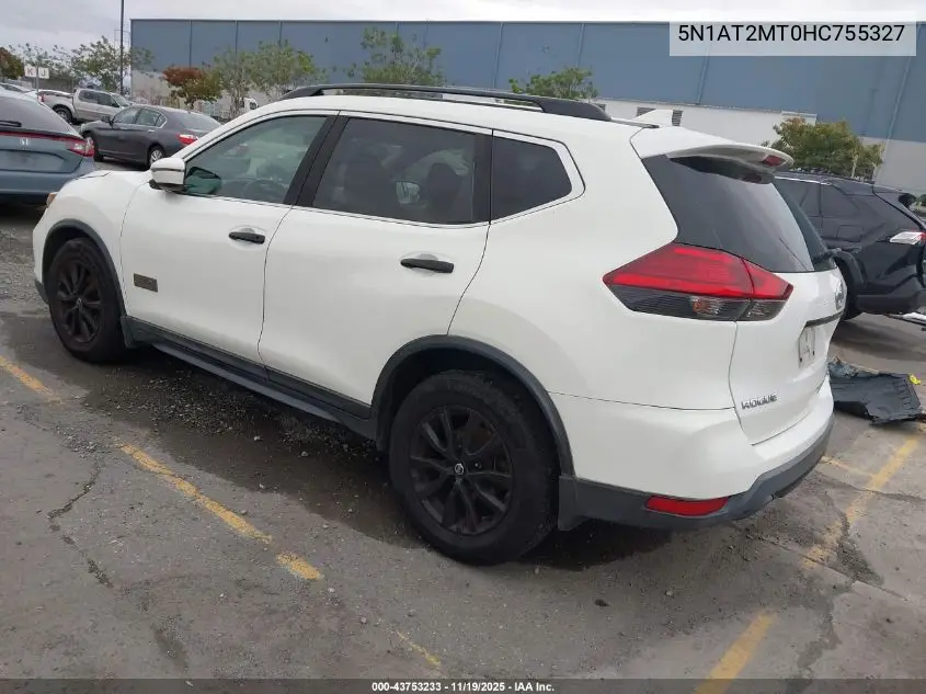 5N1AT2MT0HC755327 2017 Nissan Rogue Sv