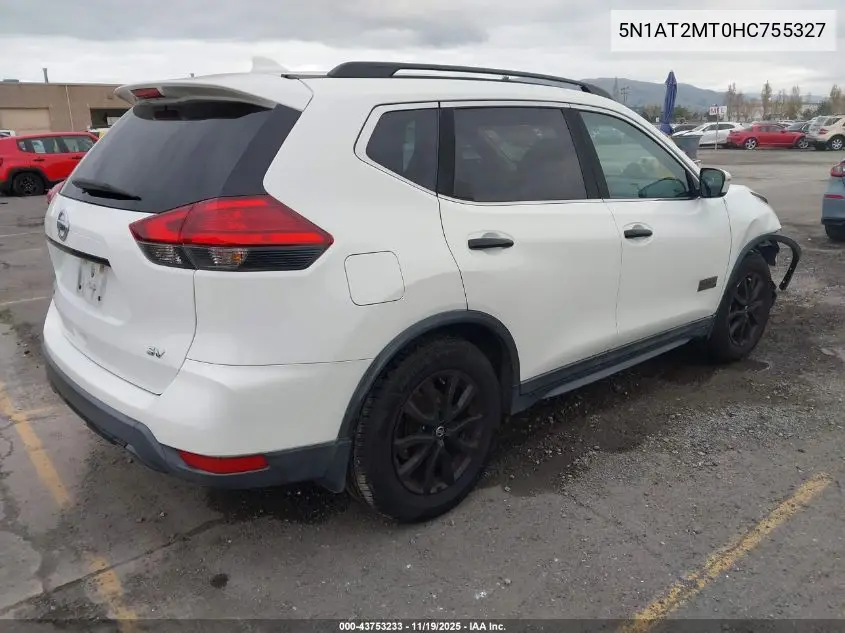 5N1AT2MT0HC755327 2017 Nissan Rogue Sv