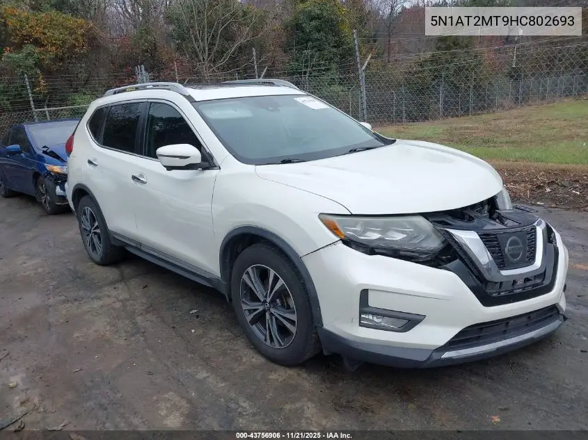 5N1AT2MT9HC802693 2017 Nissan Rogue Sl