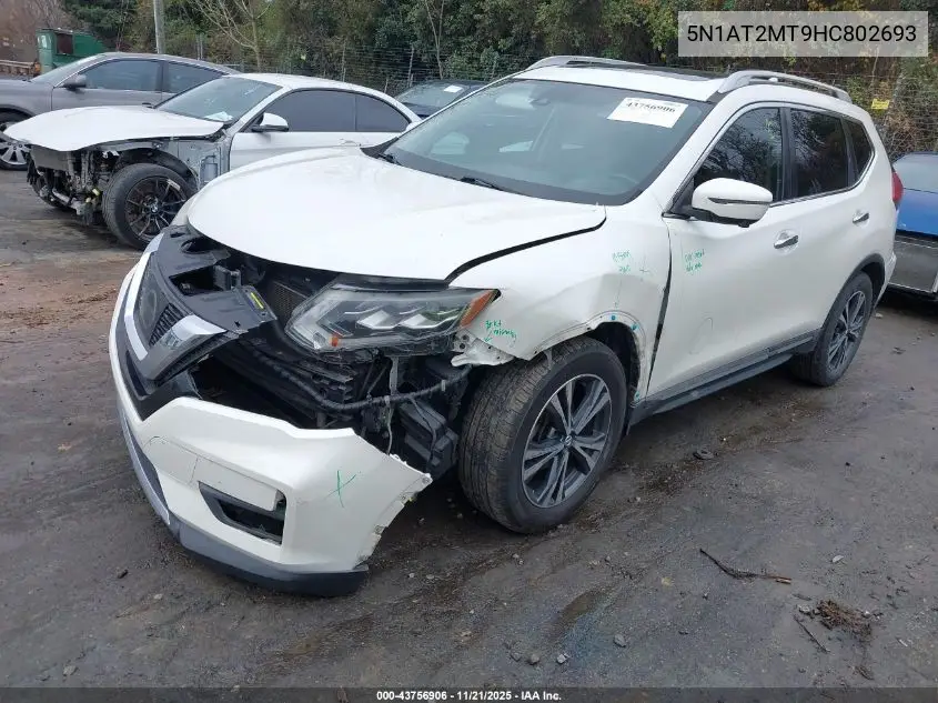 5N1AT2MT9HC802693 2017 Nissan Rogue Sl