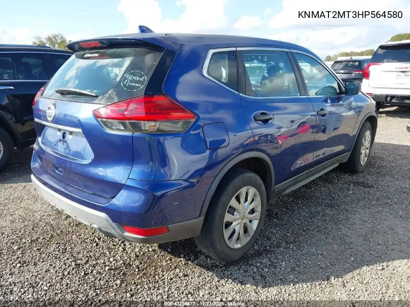 KNMAT2MT3HP564580 2017 Nissan Rogue S