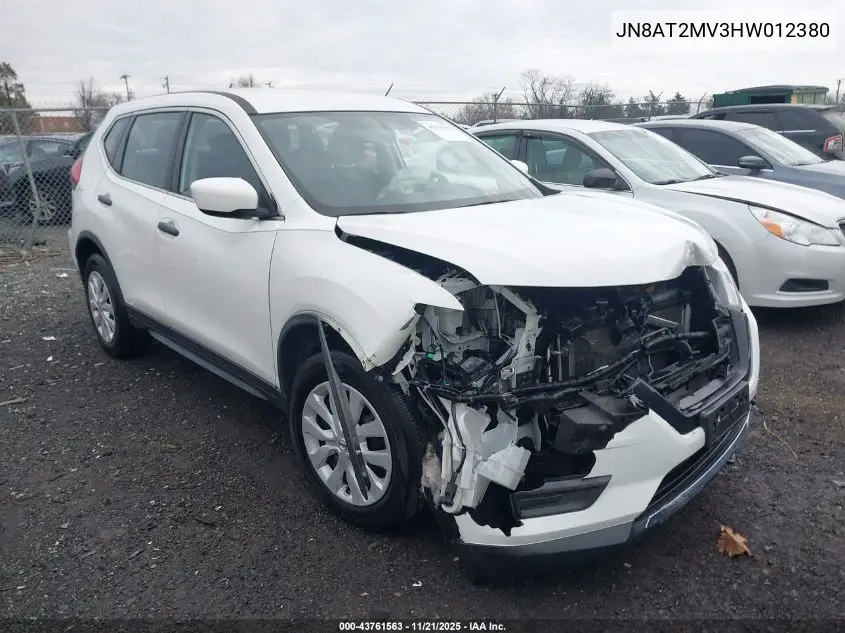 JN8AT2MV3HW012380 2017 Nissan Rogue S