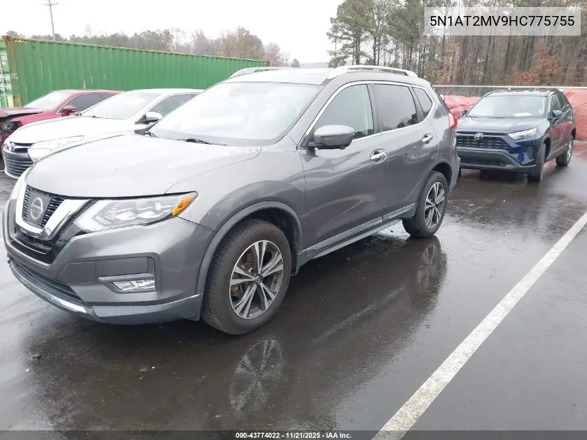 5N1AT2MV9HC775755 2017 Nissan Rogue Sl