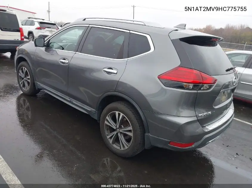 5N1AT2MV9HC775755 2017 Nissan Rogue Sl