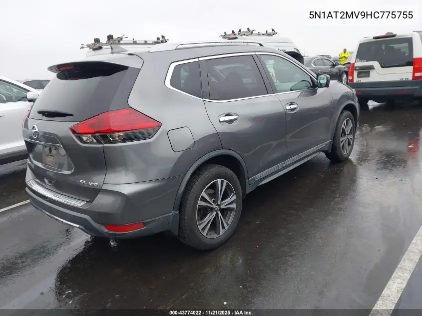 5N1AT2MV9HC775755 2017 Nissan Rogue Sl