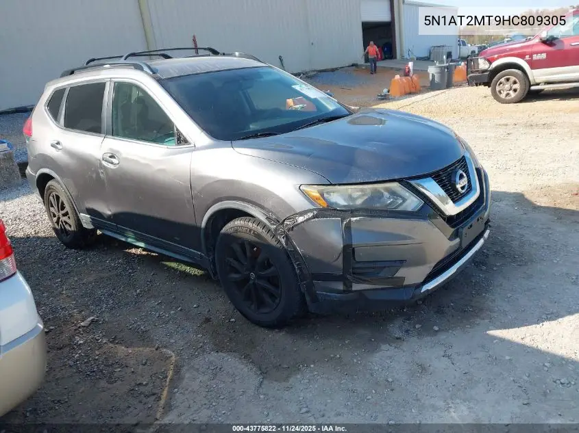 5N1AT2MT9HC809305 2017 Nissan Rogue Sv