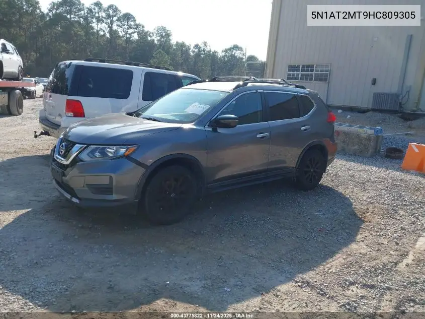 5N1AT2MT9HC809305 2017 Nissan Rogue Sv