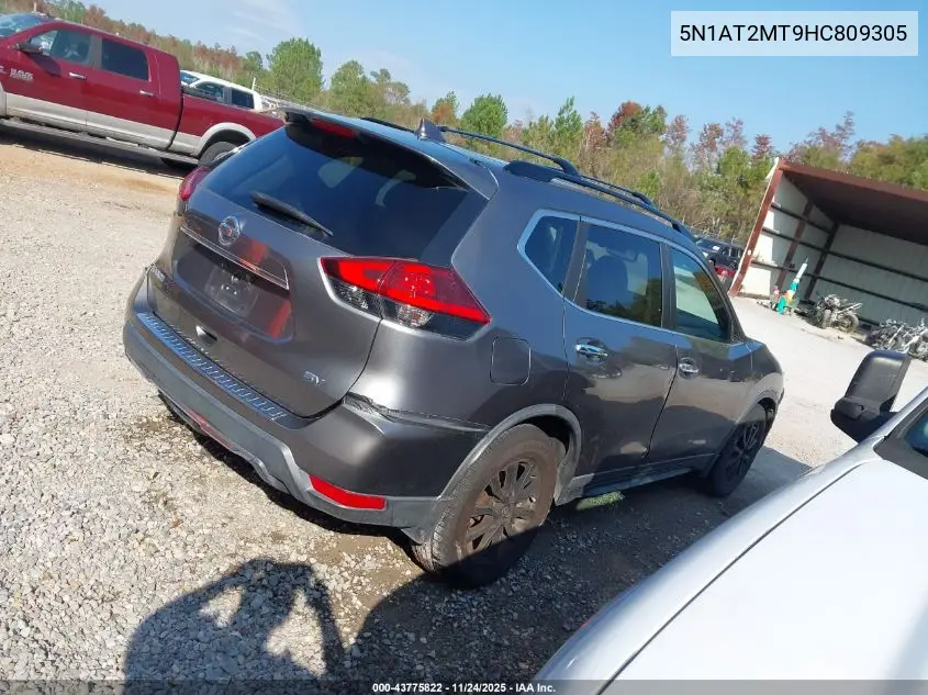 5N1AT2MT9HC809305 2017 Nissan Rogue Sv