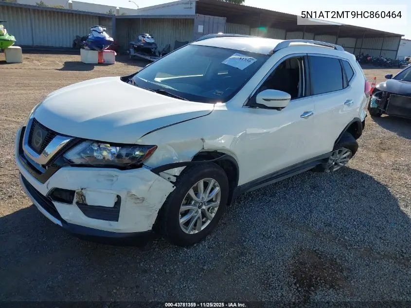 5N1AT2MT9HC860464 2017 Nissan Rogue Sv