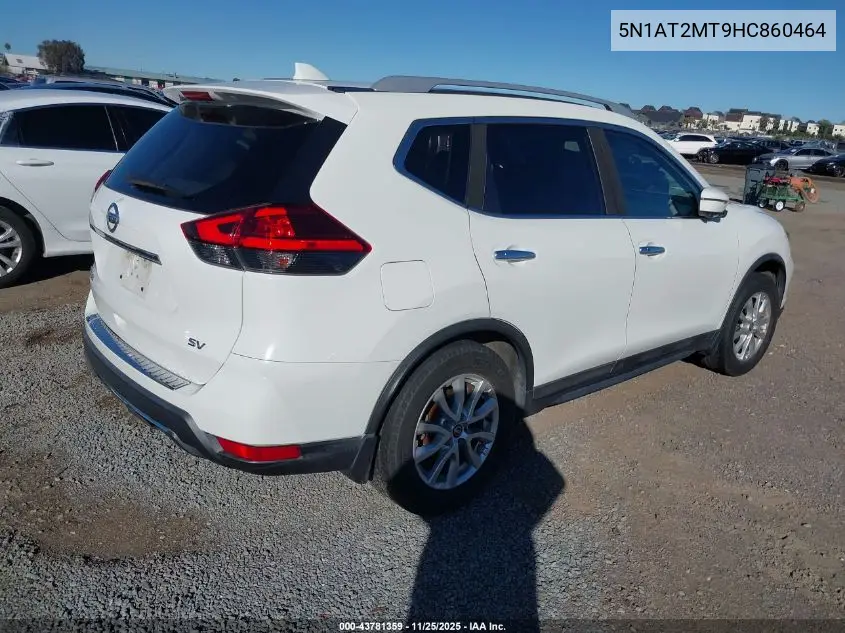 5N1AT2MT9HC860464 2017 Nissan Rogue Sv