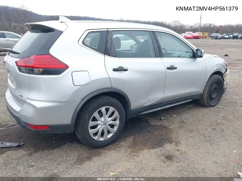 KNMAT2MV4HP561379 2017 Nissan Rogue S