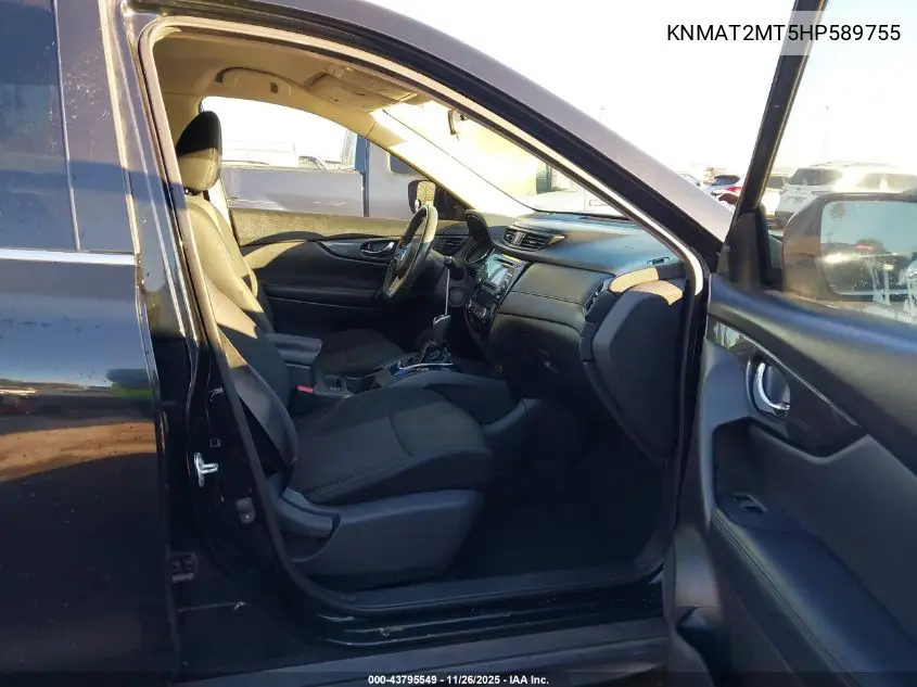 KNMAT2MT5HP589755 2017 Nissan Rogue Sv