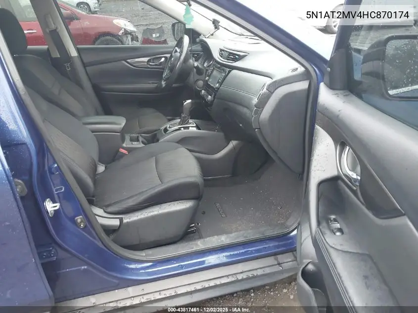 5N1AT2MV4HC870174 2017 Nissan Rogue Sv