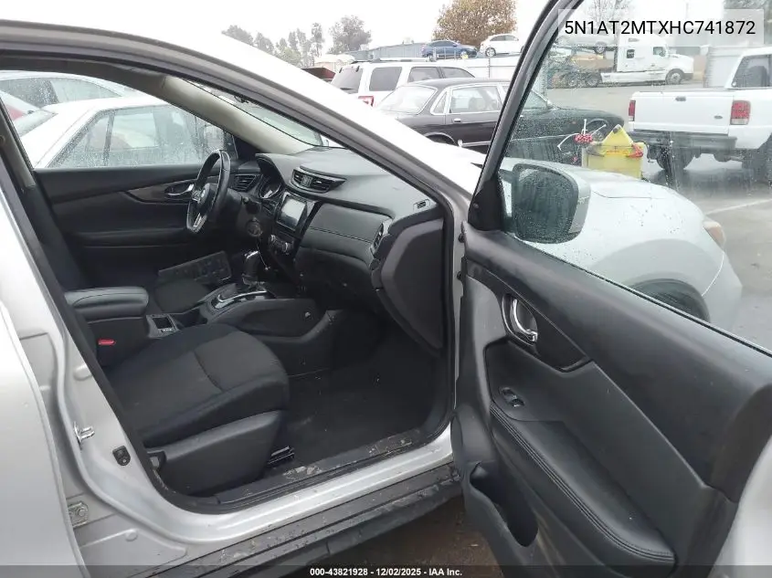 5N1AT2MTXHC741872 2017 Nissan Rogue Sv
